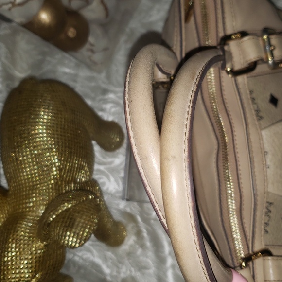 MCM Visetos Monogram Satchel Bag - Picture 7 of 17